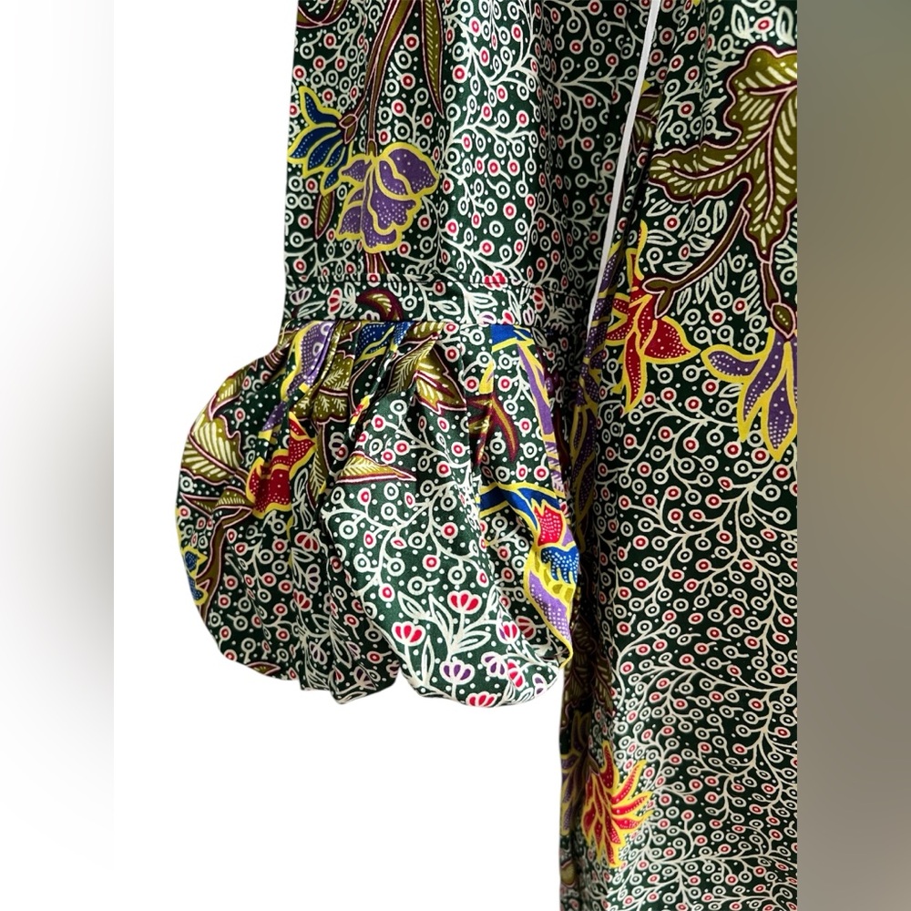 Handmade African Sheath Dress in Vibrant Batik-style Veritable Wax Print - Picture 2 of 10